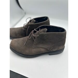 Dunham Mens Dark Brown Nubuck Leather Chukka Boots Size 13 2E Wide BH3017